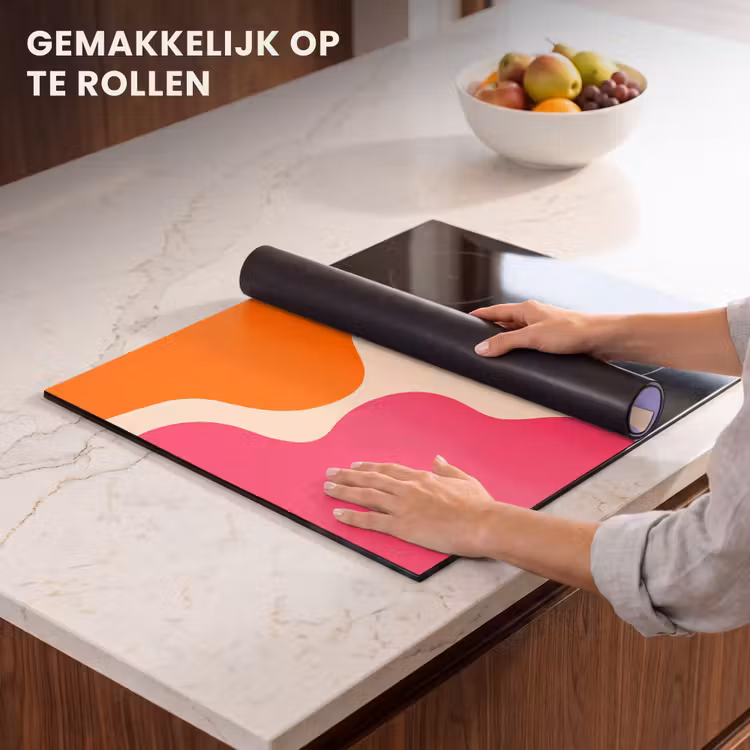 Inductie beschermer - Abstract - Organische vormen - Design - Modern - Kleurrijk — 7