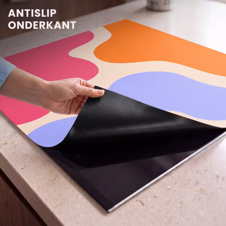 Inductie beschermer - Abstract - Organische vormen - Design - Modern - Kleurrijk — 9