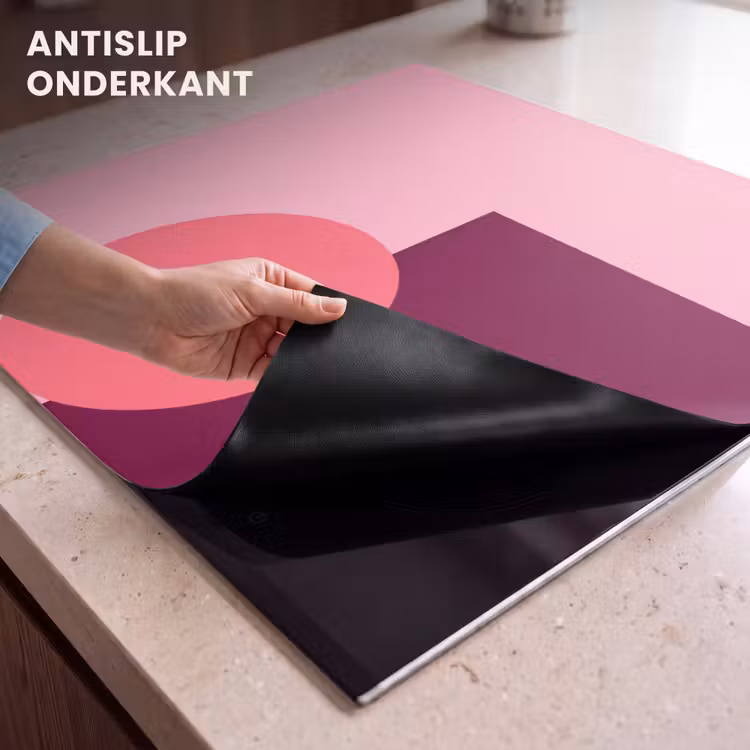 Inductie beschermer - Abstract - Vormen - Roze - Modern - Design — 9