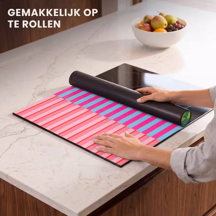 Inductie beschermer - Patroon - Strepen - Modern - Abstract - Kleurrijk — 7