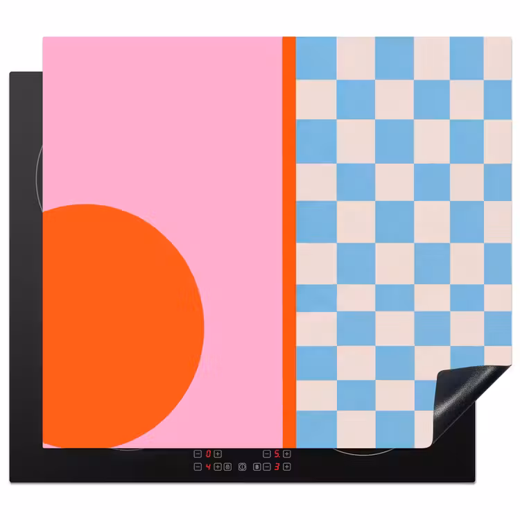 Inductie beschermer - Abstract - Vormen - Geometrisch - Modern - Kleurrijk — 1