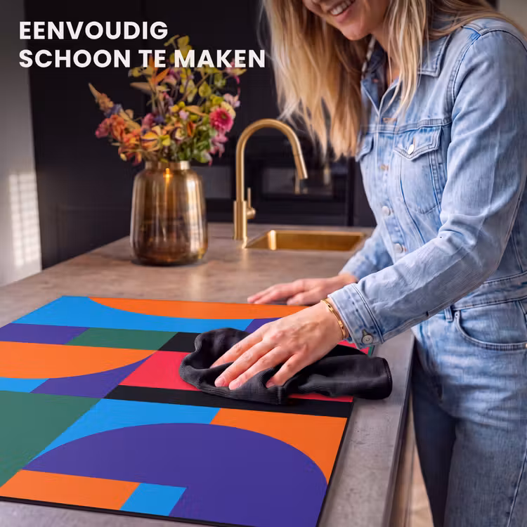 Inductie beschermer - Geometrisch - Abstract - Vormen - Kleurrijk - Modern — 6