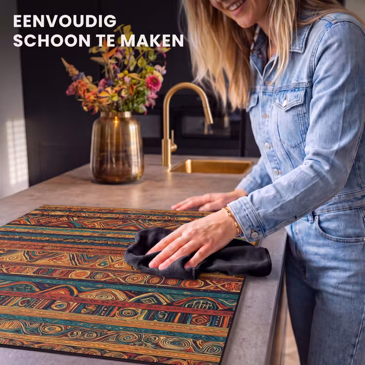 Inductie beschermer - Kleurrijk - Etnisch - Folkloristisch - Patroon — 6