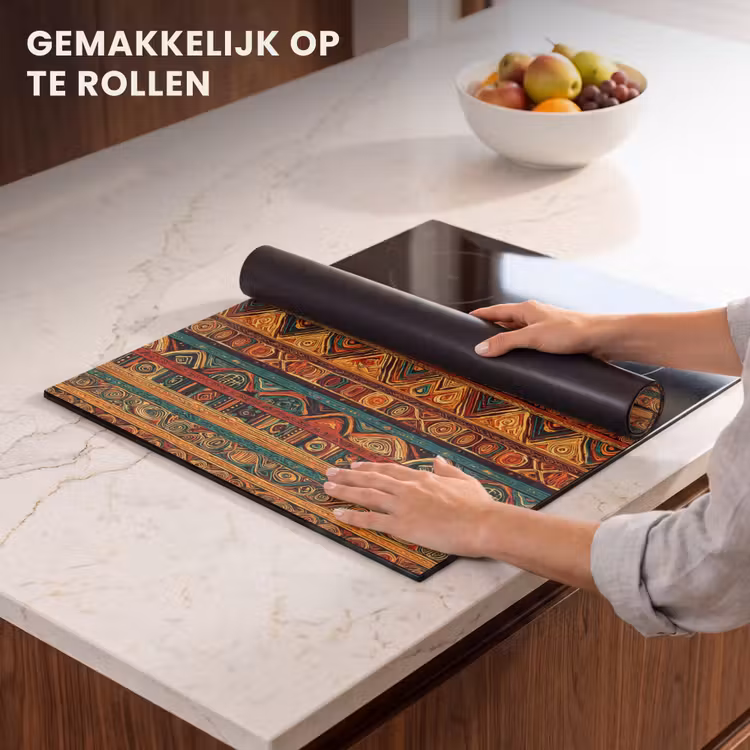 Inductie beschermer - Kleurrijk - Etnisch - Folkloristisch - Patroon — 7