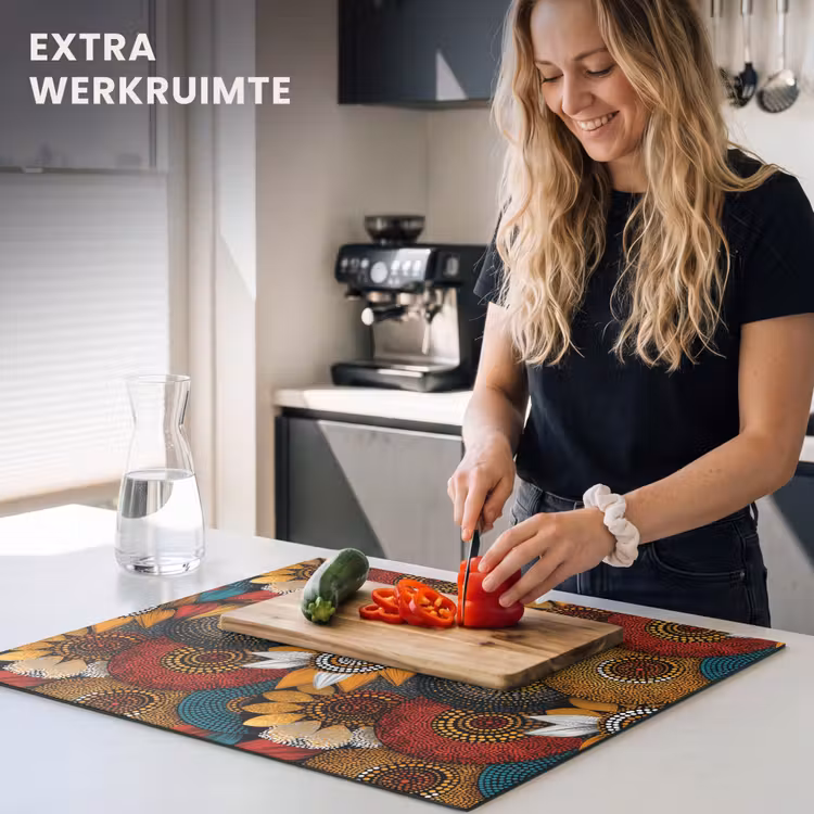 Inductie beschermer - Kleurrijk - Aboriginal - Dot Painting - Botanisch - Patroon — 4