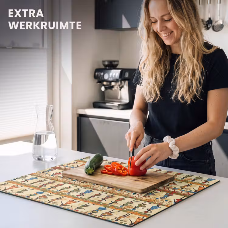 Inductie beschermer - Kleurrijk - Afrikaans - Etnisch - Dansende Vrouwen - Patroon — 4