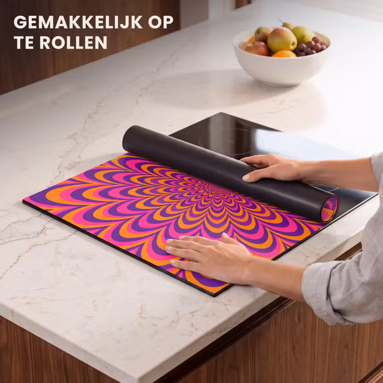 Inductie beschermer - Patroon - Optisch - Kleurrijk — 7
