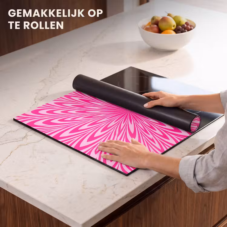 Inductie beschermer - Patroon - Optisch - Roze — 7