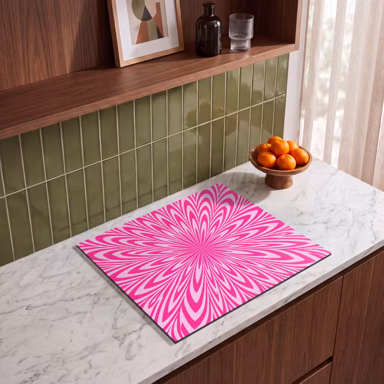 Inductie beschermer - Patroon - Optisch - Roze — 8