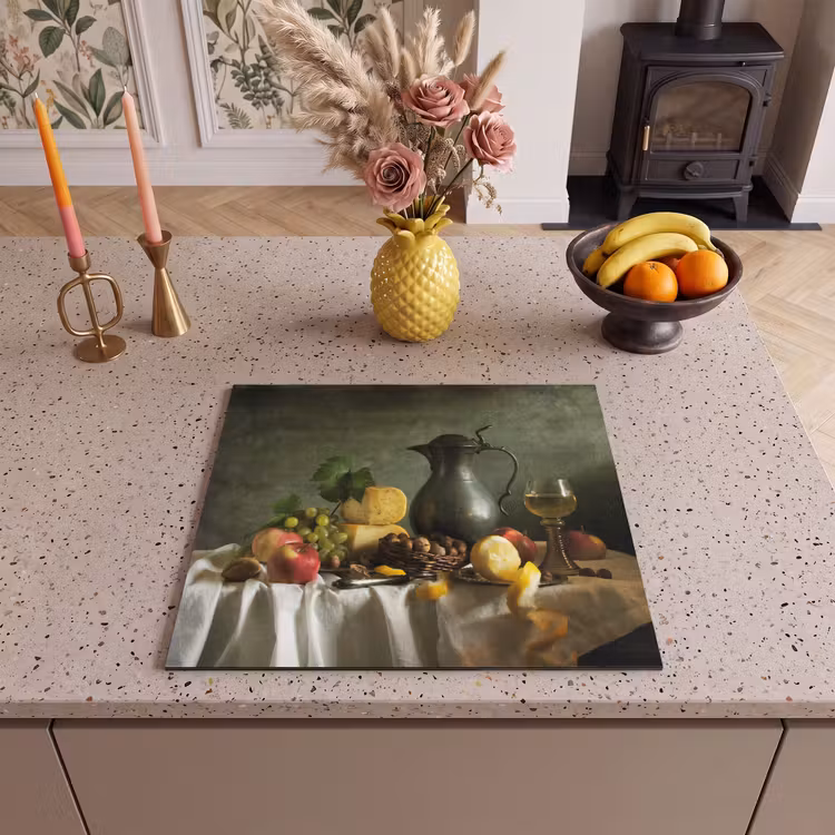 Inductie beschermer - Stilleven met Kaas en Fruit — 2
