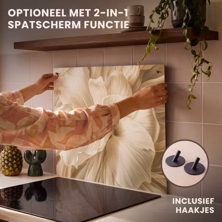 Inductie beschermer - Zijden Bladgolven — 10