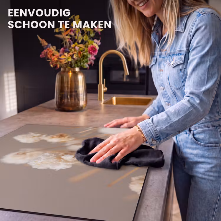 Inductie beschermer - Subtiele Schoonheid in Bloei — 6