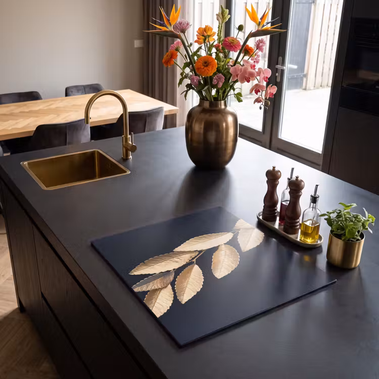 Inductie beschermer - Verguld Bladwerk — 5