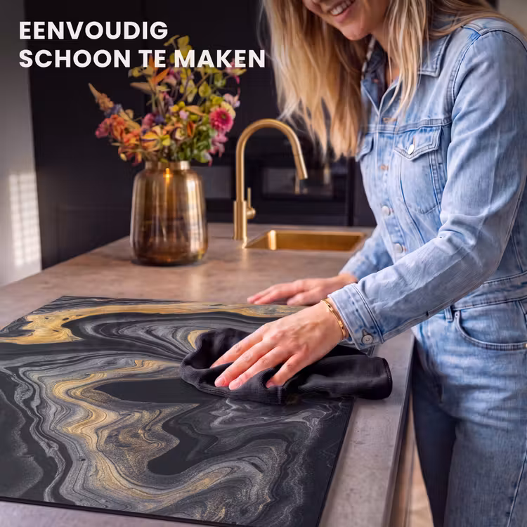 Inductie beschermer - Versmelting van Zwart en Goud — 6