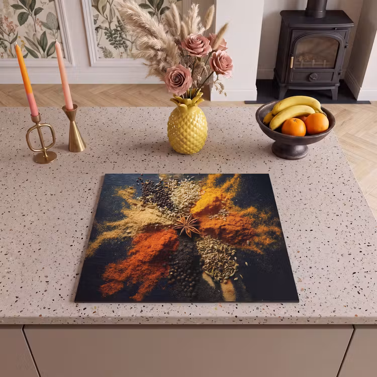 Inductie beschermer - Specerijen - Explosie - Oranje — 2
