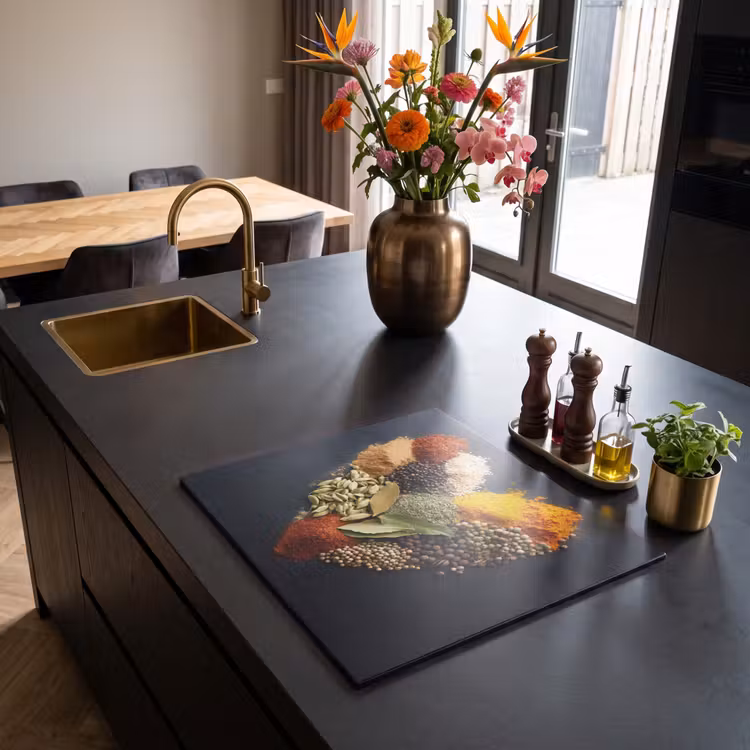 Inductie beschermer - Specerijen - Mix - Hartvorm - Zwart — 5