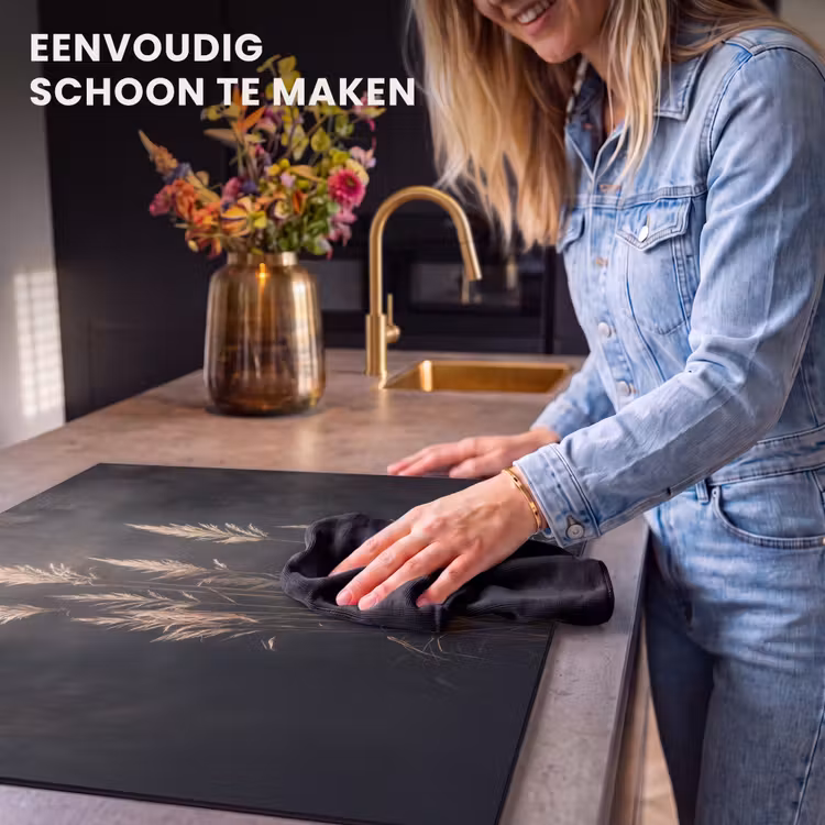 Inductie beschermer - Siergras - Pluimen - Verlichting - Zwart — 6