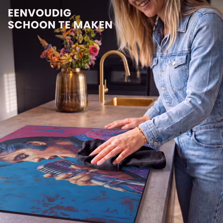 Inductie beschermer - Zingende man - Glitterjas - Microfoon — 6