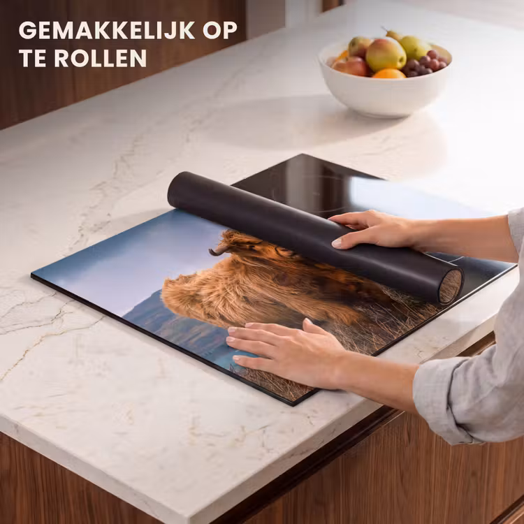 Inductie beschermer - Schotse Hooglander - Berg - Water - Natuur - Koe — 7
