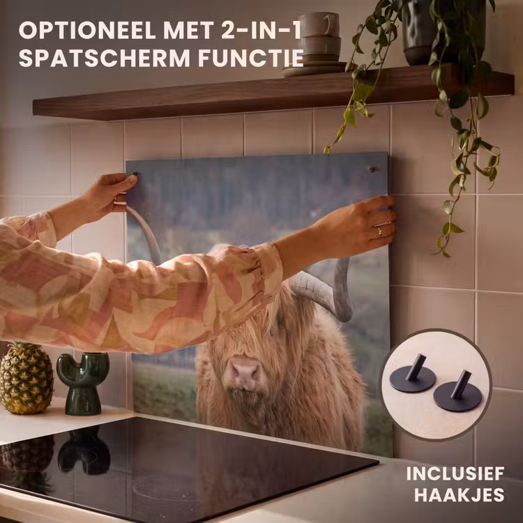 Inductie beschermer - Schotse Hooglander - Koeienkop - Landschap - Natuur - Koe — 10