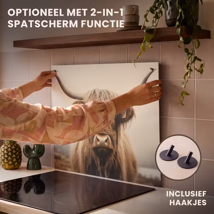 Inductie beschermer - Schotse hooglander - Hoorns - Landschap — 10