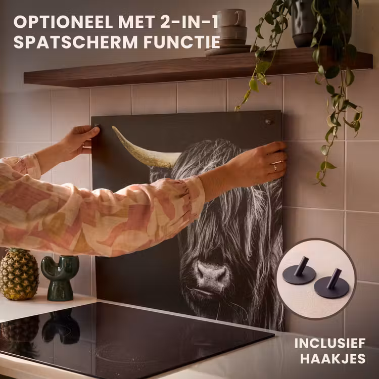 Inductie beschermer - Schotse hooglander - Goud - Vacht - Dieren - Koe — 10
