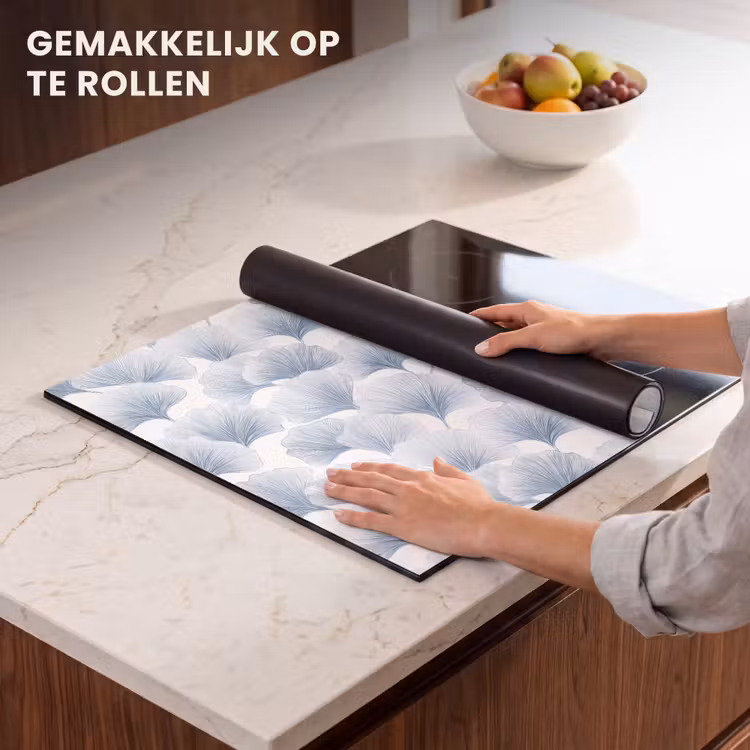 Inductie beschermer - Waaier - Modern - Blauw — 7