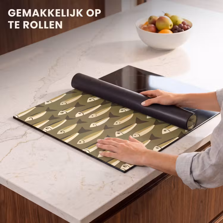 Inductie beschermer - Vis - Patroon - Groen — 7
