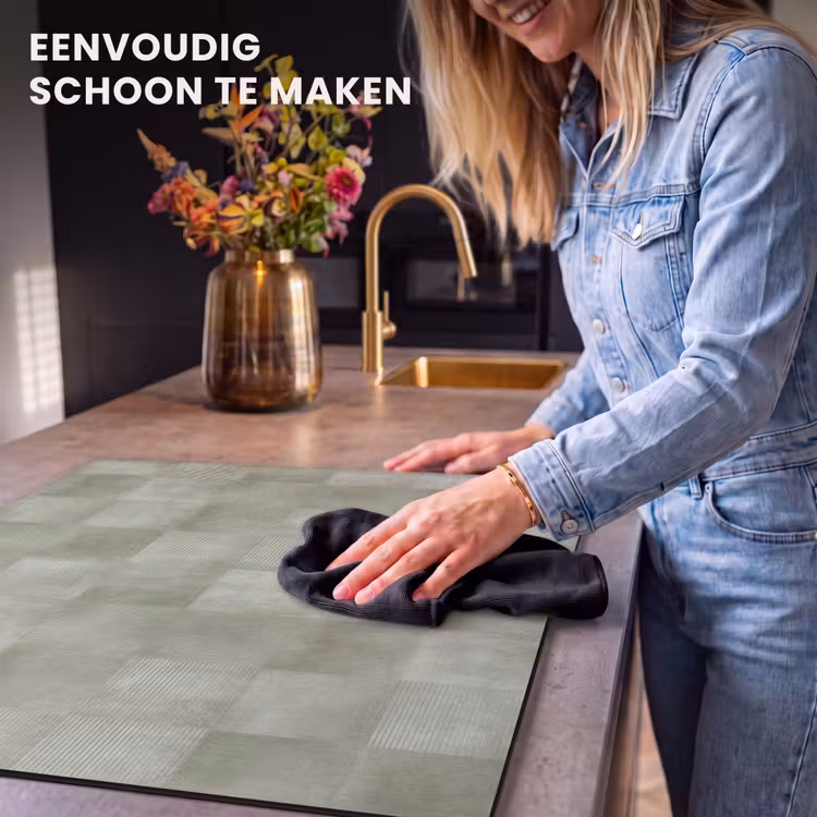 Inductie beschermer - Vlakken - Rustiek - Groen — 6