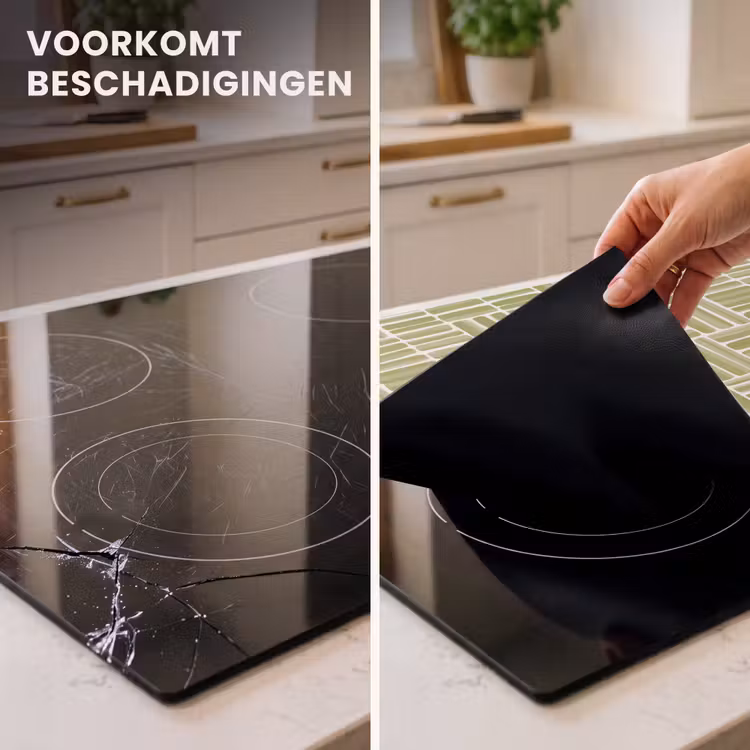 Inductie beschermer - Vlecht - Patroon - Groen — 3