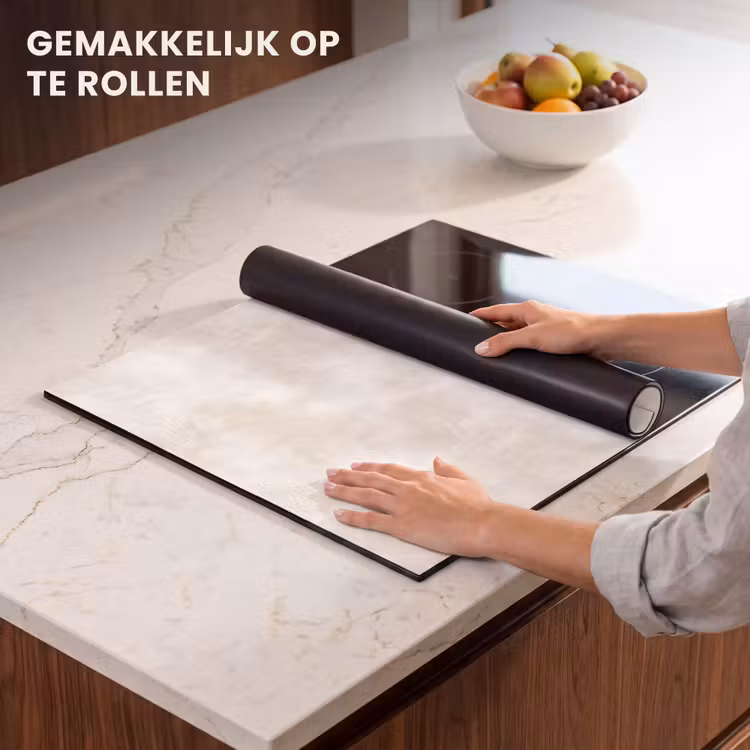 Inductie beschermer - Subtiel - Structuur - Beige — 7