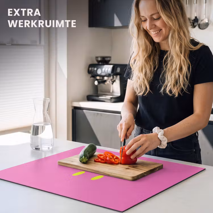 Inductie beschermer - Smiley - Vrolijk - Roze — 4