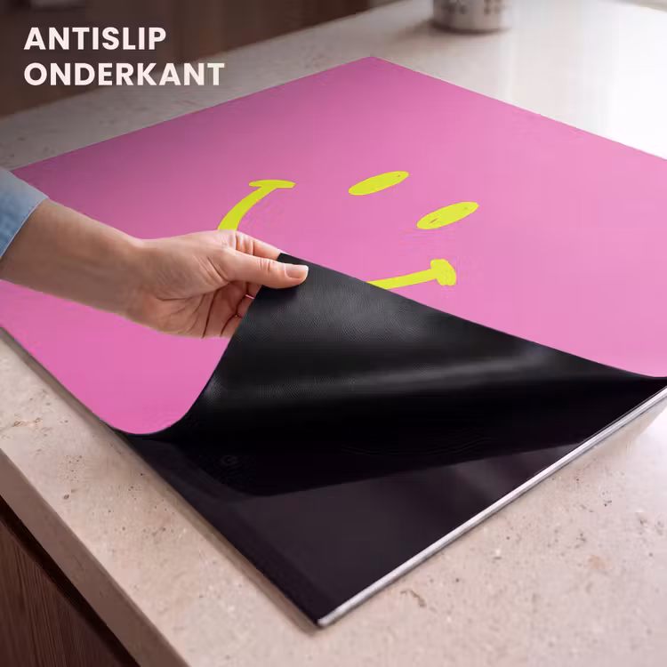 Inductie beschermer - Smiley - Vrolijk - Roze — 9