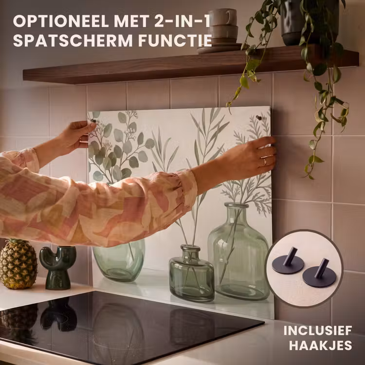 Inductie beschermer - Vazen - Bladeren - Groen — 10