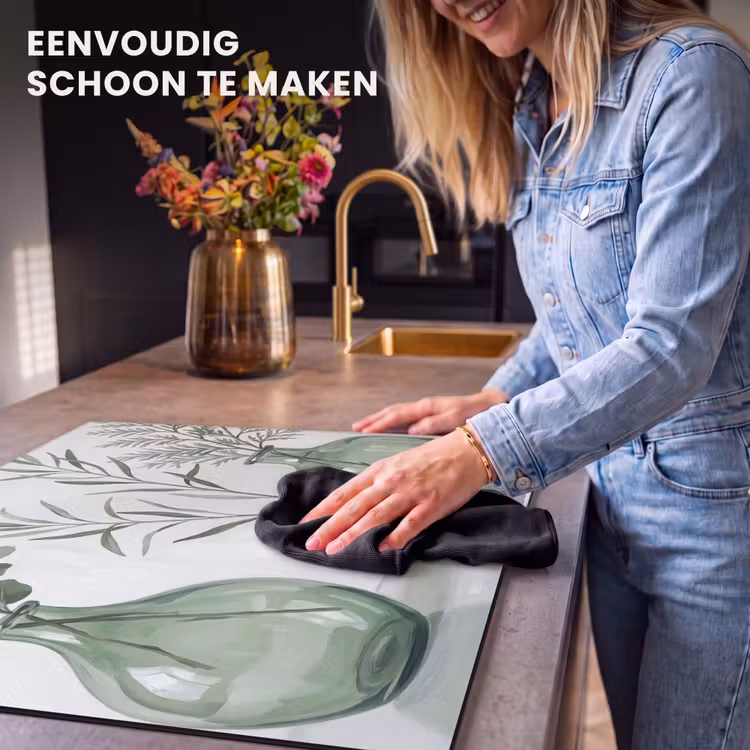 Inductie beschermer - Vazen - Bladeren - Groen — 6