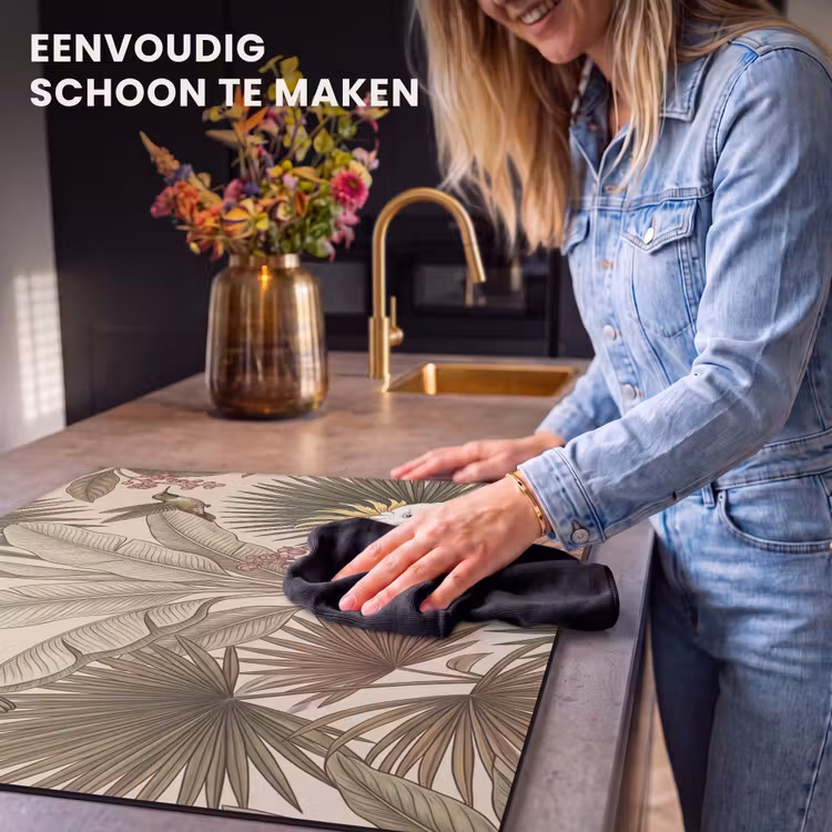 Inductie beschermer - Tropisch - Vogels - Beige — 6