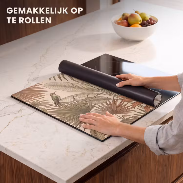Inductie beschermer - Tropisch - Vogels - Beige — 7