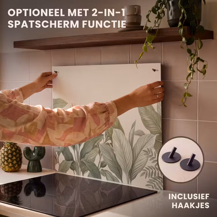 Inductie beschermer - Tropisch - Planten - Modern - Groen — 10