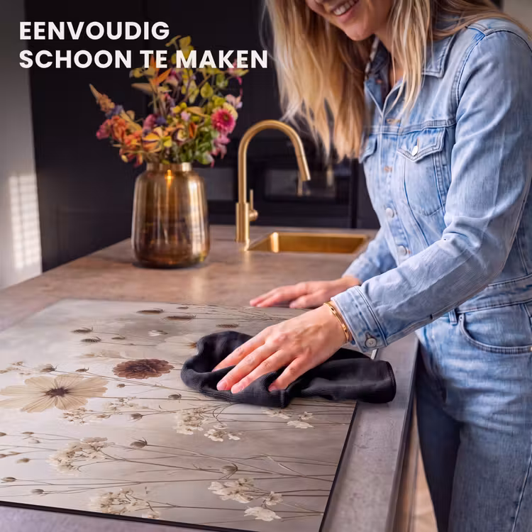 Inductie beschermer - Wilde bloemen - Botanisch - Vintage - Natuur - Rustiek — 6