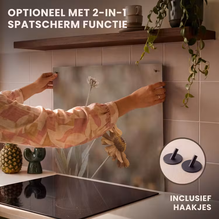 Inductie beschermer - Zonnehoed - Droogbloemen - Geel - Warm — 10