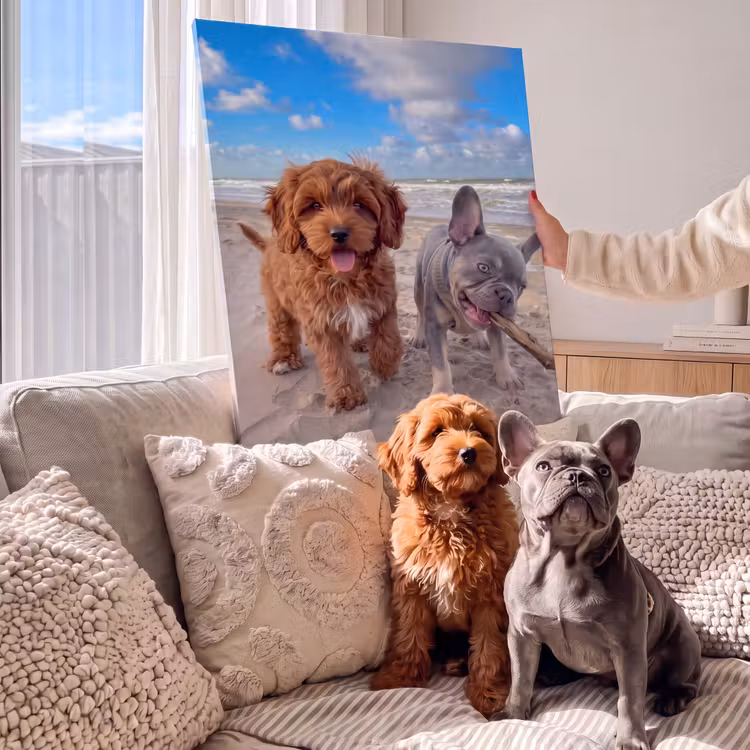 Foto op canvas — 3