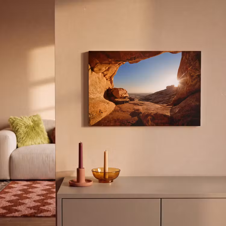 Canvas schilderij - Grot - Woestijn - Zon - Landschap — 2