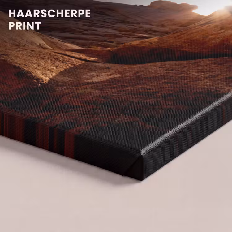 Canvas schilderij - Grot - Woestijn - Zon - Landschap — 5