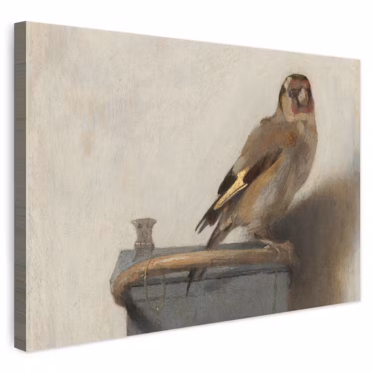 Canvas schilderij - Het puttertje - Carel Fabritius — 1