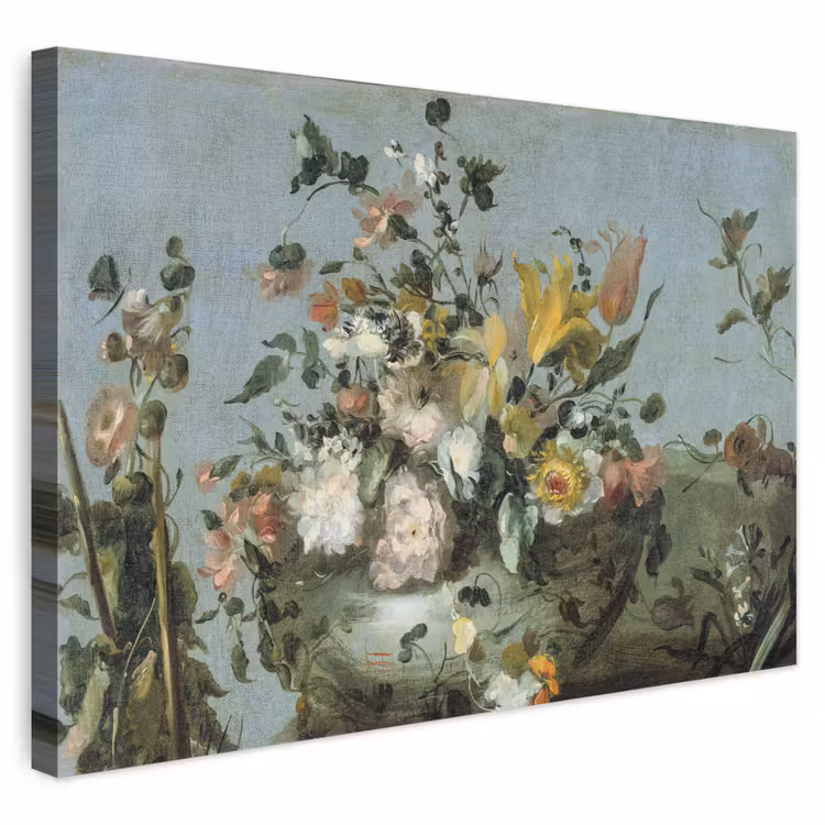 Canvas schilderij - Bloemen - Oude Meesters - Olieverf — 1