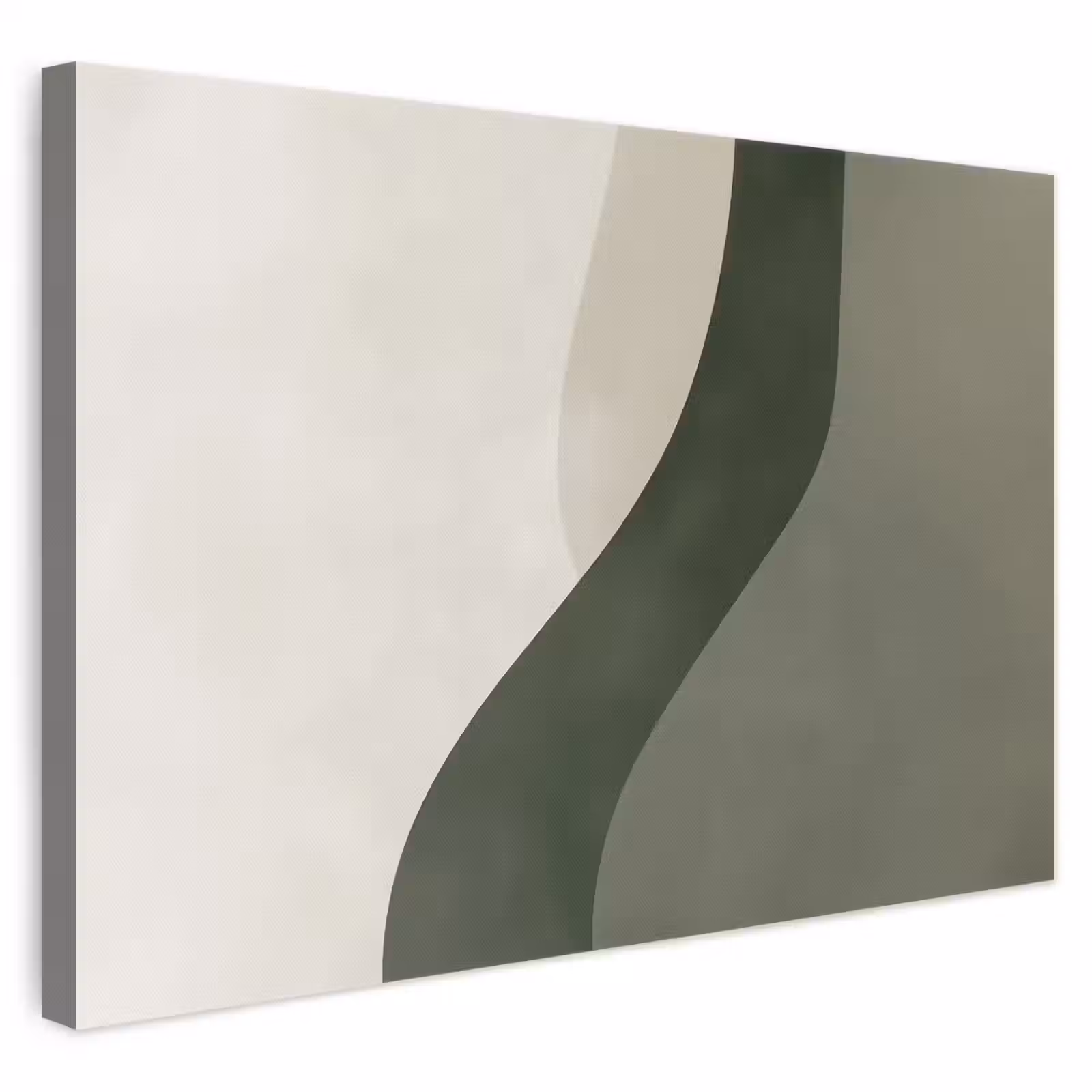Canvas schilderij - Japandi - Groen - Abstract - Modern — 1