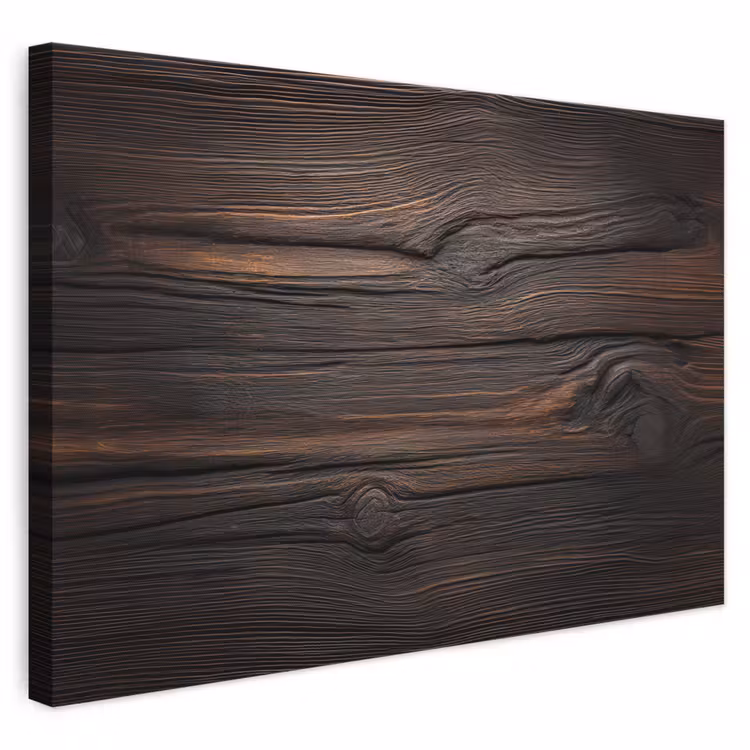 Canvas schilderij - Hout - Grillige nerven — 1