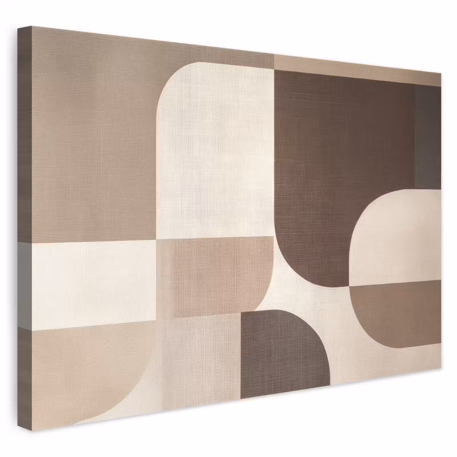 Canvas schilderij - Geometrisch - Geweven structuur - Modern — 1