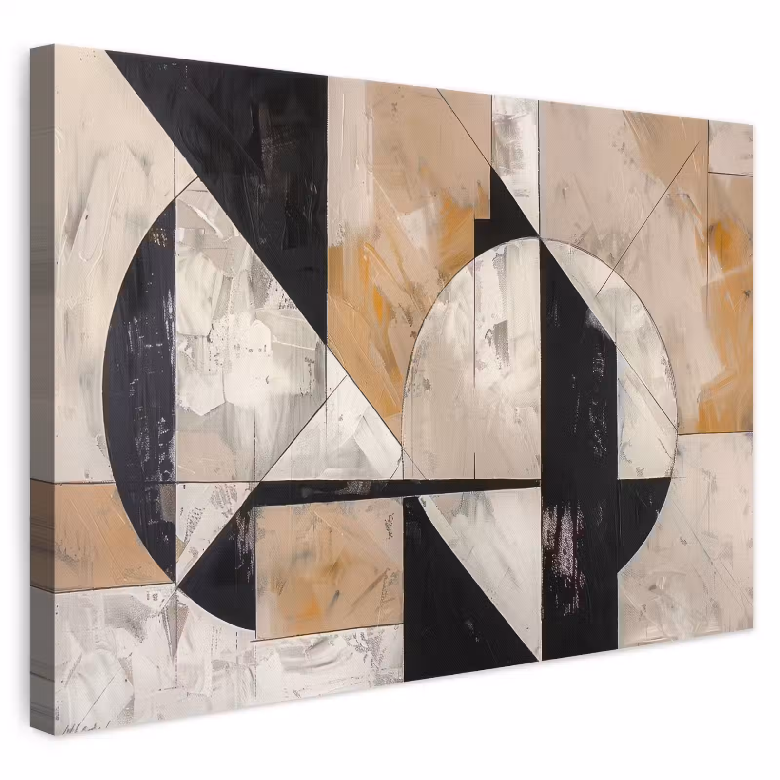 Canvas schilderij - Abstract - Modern - Geometrisch - Pastel — 1