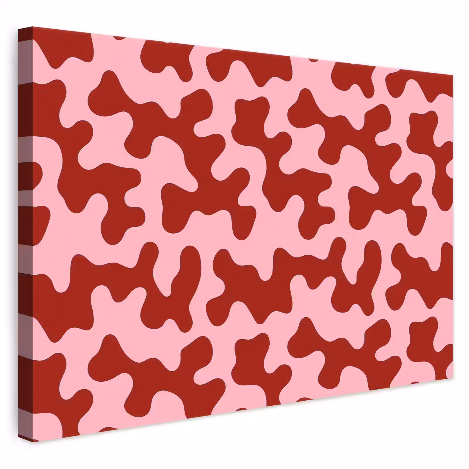 Canvas schilderij - Modern - Abstract - Rood — 1